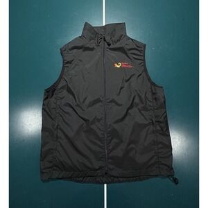 Vintage Sobe Lifewater Drink Vest Mens Large Windbreaker Y2K Skate Energy Lizard